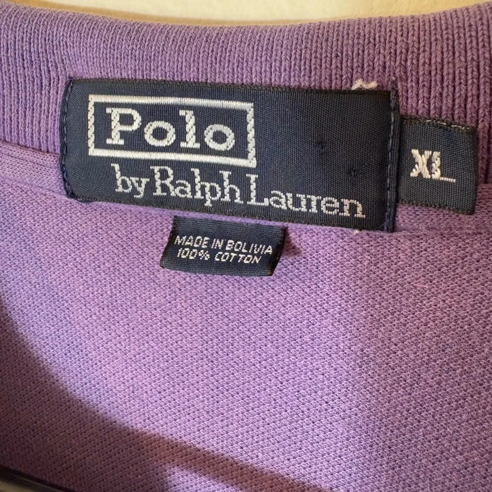 Polo by Ralph Lauren Men's XL Purple Polo‎ Shirt Short Sleeve Casual Top